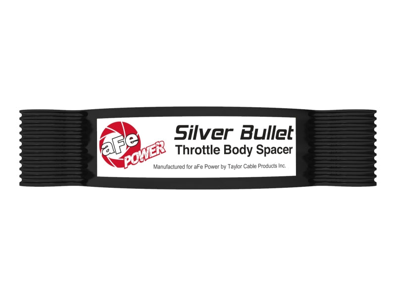 aFe 2020 Vette C8 Silver Bullet Aluminum Throttle Body Spacer / Works With aFe Intake Only - Black aFe 2020 Vette C8 Silver Bullet Aluminum Throttle Body Spacer / Works With aFe Intake Only - Black