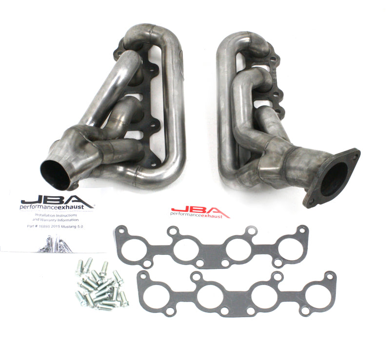JBA 15-20 Ford Mustang 5.0L Coyote 1-3/4in Primary Raw 409SS Cat4Ward Header JBA 15-20 Ford Mustang 5.0L Coyote 1-3/4in Primary Raw 409SS Cat4Ward Header