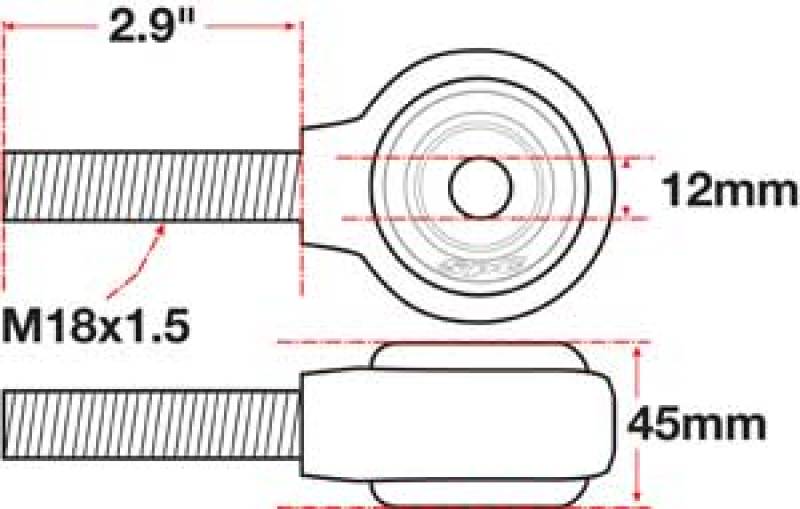 SPC Performance XAXIS Rod End Ball Joint SPC Performance XAXIS Rod End Ball Joint