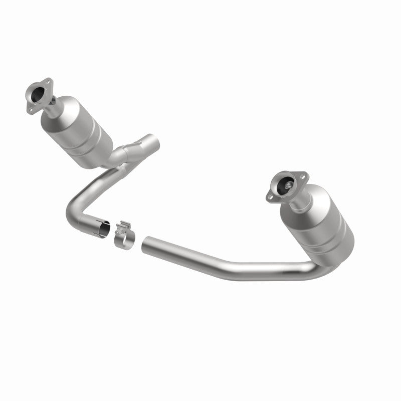 MagnaFlow Conv DF 07-09 Dodge Dakota 3.7L/4.7L /07-09 Mitsubishi Raider 3.7L Y-Pipe Assembly MagnaFlow Conv DF 07-09 Dodge Dakota 3.7L/4.7L /07-09 Mitsubishi Raider 3.7L Y-Pipe Assembly