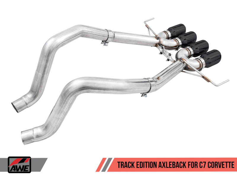 AWE Tuning 14-19 Chevy Corvette C7 Z06/ZR1 Track Edition Axle-Back Exhaust w/Black Tips AWE Tuning 14-19 Chevy Corvette C7 Z06/ZR1 Track Edition Axle-Back Exhaust w/Black Tips