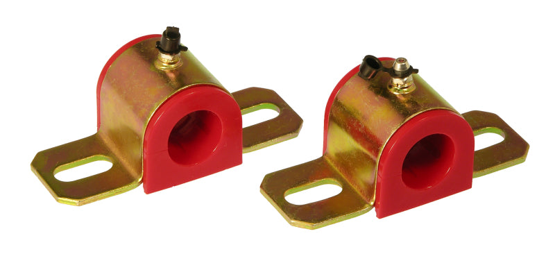Prothane Universal Greasable Sway Bar Bushings - 1in - Type B Bracket - Red Prothane Universal Greasable Sway Bar Bushings - 1in - Type B Bracket - Red