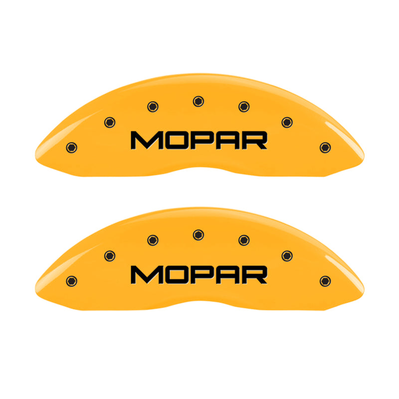 MGP 4 Caliper Covers Engraved Front & Rear Mopar Yellow Finish Black Char 2006 Jeep Commander MGP 4 Caliper Covers Engraved Front & Rear Mopar Yellow Finish Black Char 2006 Jeep Commander