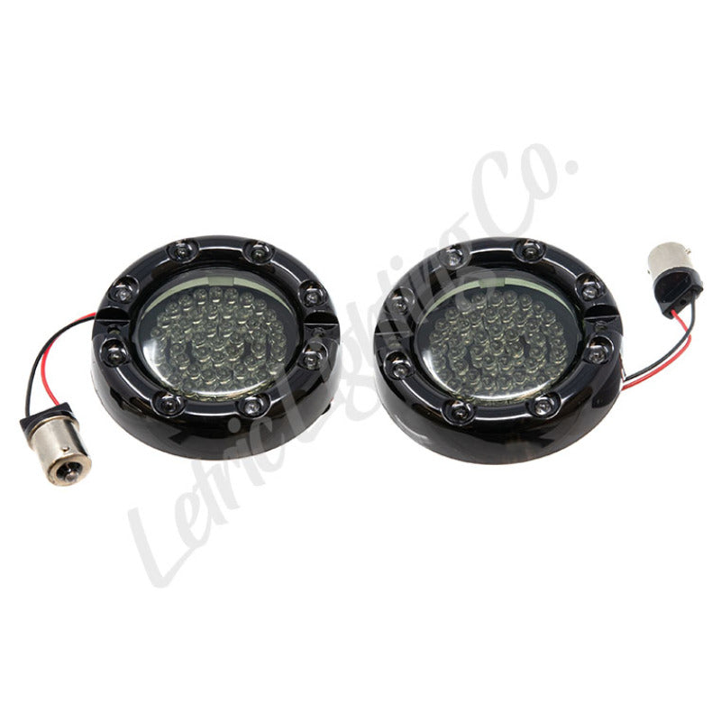 Letric Lighting 86-18 Electra Glide Premium Halo Red Center LED Turn Signal (1156) Letric Lighting 86-18 Electra Glide Premium Halo Red Center LED Turn Signal (1156)