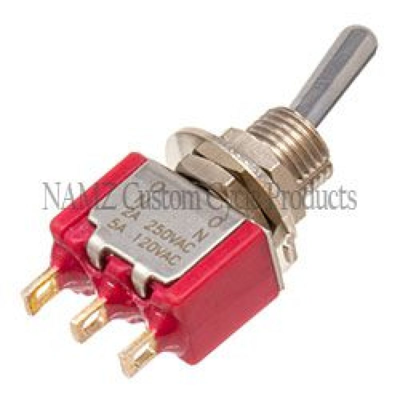 NAMZ Mini High/Low Beam Toggle Switch 5-AMP 1/4in. Hole NAMZ Mini High/Low Beam Toggle Switch 5-AMP 1/4in. Hole