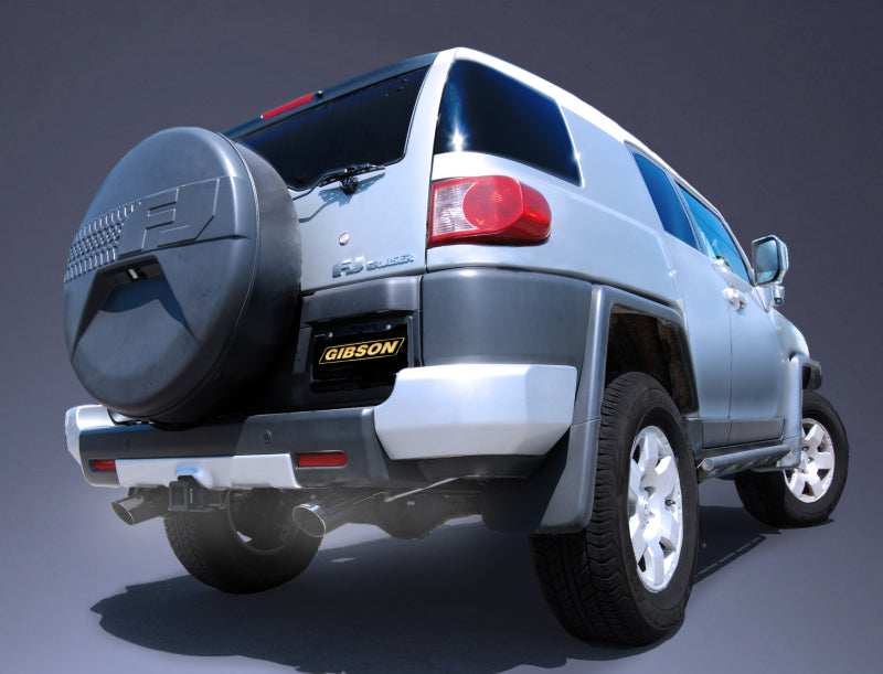 Gibson 07-14 Toyota FJ Cruiser Base 4.0L 2.5in Cat-Back Dual Split Exhaust - Aluminized Gibson 07-14 Toyota FJ Cruiser Base 4.0L 2.5in Cat-Back Dual Split Exhaust - Aluminized
