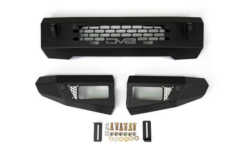 DV8 Offroad 2021+ Ford Bronco Bumper- Accommodates 20in Dual Row Light Bar & (4) 3in Pod Light Mount DV8 Offroad 2021+ Ford Bronco Bumper- Accommodates 20in Dual Row Light Bar & (4) 3in Pod Light Mount