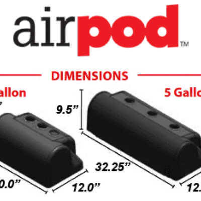 Ridetech 3 Gallon AirPod Cover