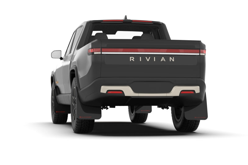 Rally Armor 22-24 Rivian R1T Black UR Mud Flap w/Red Logo Rally Armor 22-24 Rivian R1T Black UR Mud Flap w/Red Logo