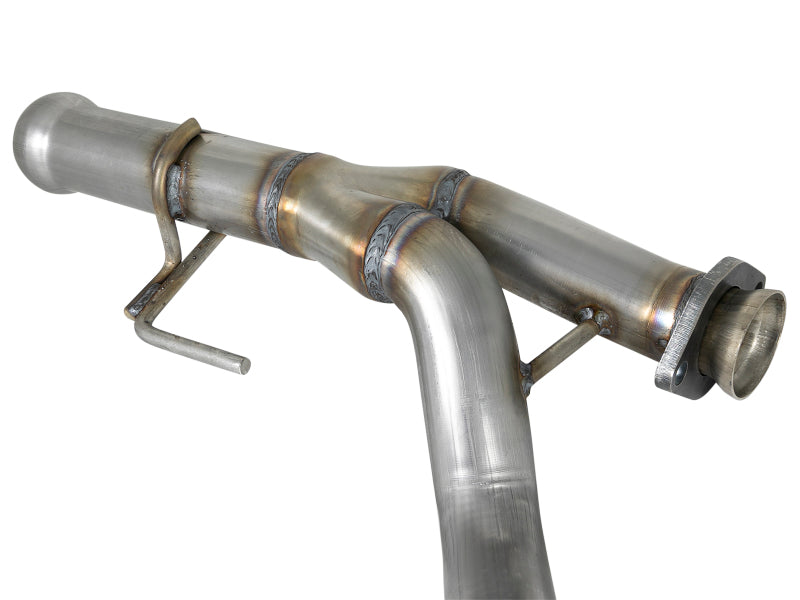 aFe POWER Twisted Steel Y-Pipe 2-1/4in 409 SS Exhaust System 2018 Jeep Wrangler (JL) V6-3.6L aFe POWER Twisted Steel Y-Pipe 2-1/4in 409 SS Exhaust System 2018 Jeep Wrangler (JL) V6-3.6L