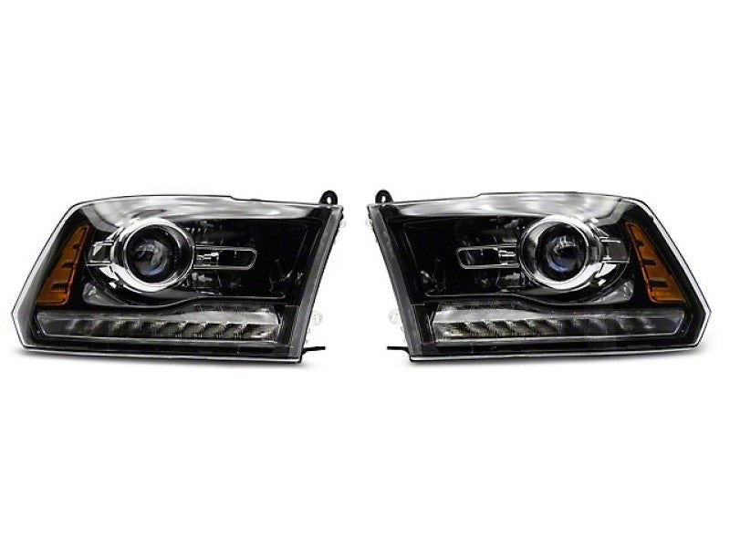 Raxiom 09-18 Dodge RAM 1500 LED Halo Headlights w/Switchback Turn Signals- Blk Housing (Clear Lens) Raxiom 09-18 Dodge RAM 1500 LED Halo Headlights w/Switchback Turn Signals- Blk Housing (Clear Lens)