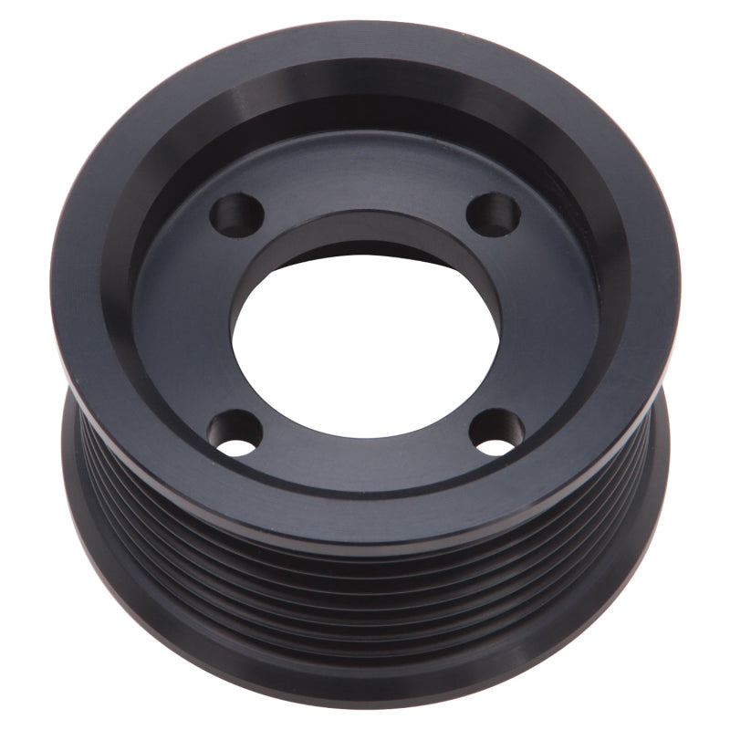 Edelbrock Pulley SC E_Force 2 75In 8 Rib Black Edelbrock Pulley SC E_Force 2 75In 8 Rib Black