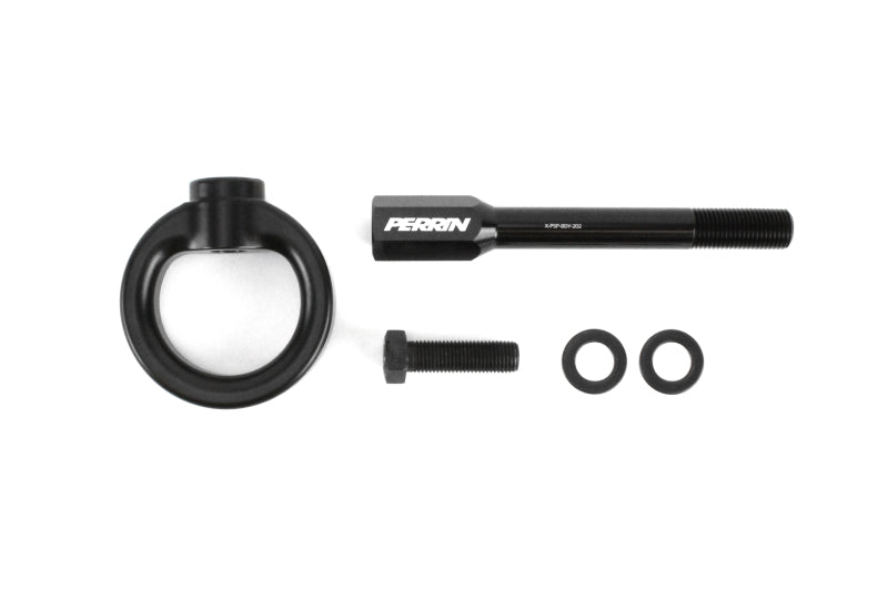 Perrin 02-07 Subaru WRX/STI Tow Hook Kit (Front) - Flat Black Perrin 02-07 Subaru WRX/STI Tow Hook Kit (Front) - Flat Black