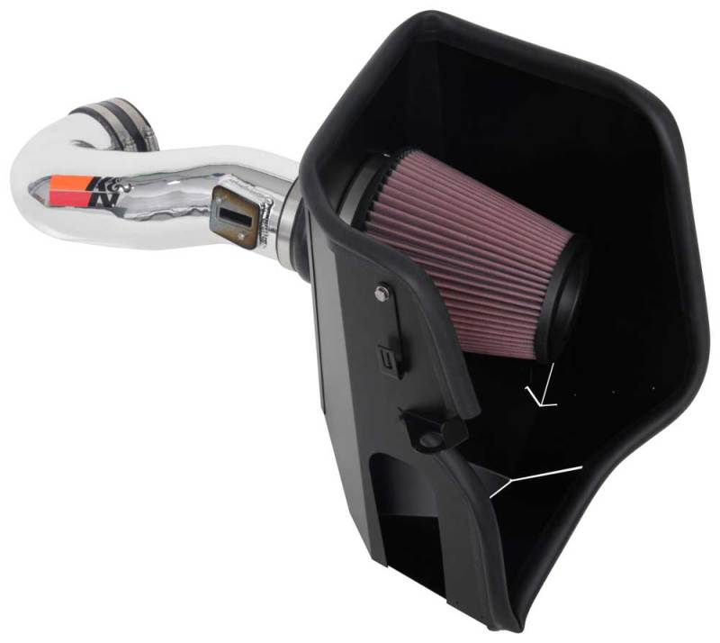 K&N 2019 Chevy Silverado / GMC Sierra 1500 V8-5.3/6.2L Performance Air Intake Kit K&N 2019 Chevy Silverado / GMC Sierra 1500 V8-5.3/6.2L Performance Air Intake Kit