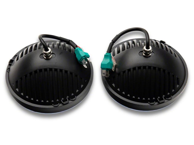 Raxiom 97-18 Jeep Wrangler TJ & JK Axial 7-In LED Headlights w/ DRL - Blk Housing (Clear Lens) Raxiom 97-18 Jeep Wrangler TJ & JK Axial 7-In LED Headlights w/ DRL - Blk Housing (Clear Lens)