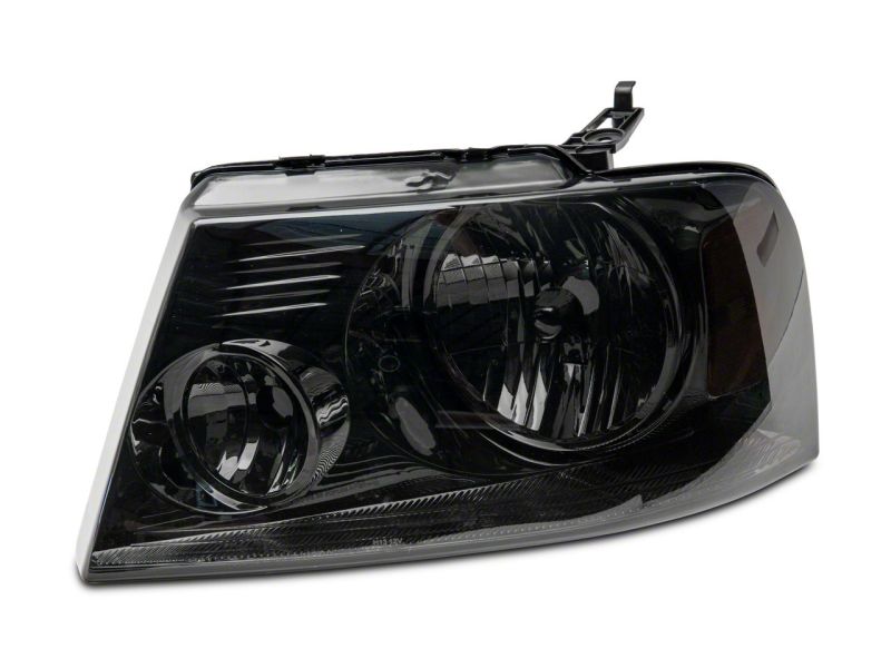 Raxiom 04-08 Ford F-150 Axial Series OEM Style Replacement Headlights- Chrome Housing- Smoked Lens Raxiom 04-08 Ford F-150 Axial Series OEM Style Replacement Headlights- Chrome Housing- Smoked Lens
