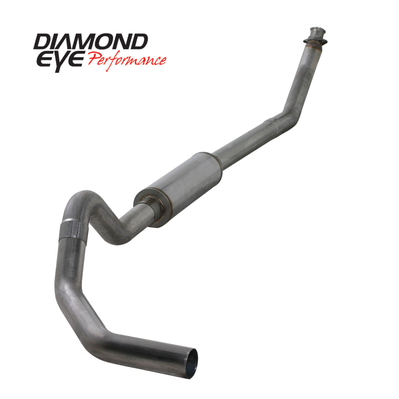 Diamond Eye KIT 4in TB MFLR RPLCMENT PIPE SGL SS: 98.5-02 DODGE CUMMINS 5.9L Diamond Eye KIT 4in TB MFLR RPLCMENT PIPE SGL SS: 98.5-02 DODGE CUMMINS 5.9L