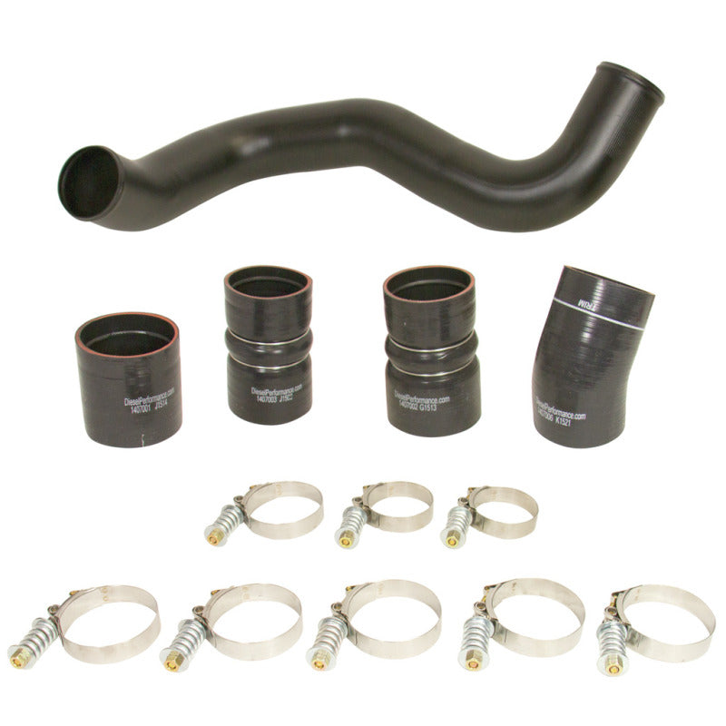 BD Diesel Intercooler Hose & Clamp Kit w/Intake Pipe - 2003-2007 Ford 6.0L PowerStroke BD Diesel Intercooler Hose & Clamp Kit w/Intake Pipe - 2003-2007 Ford 6.0L PowerStroke