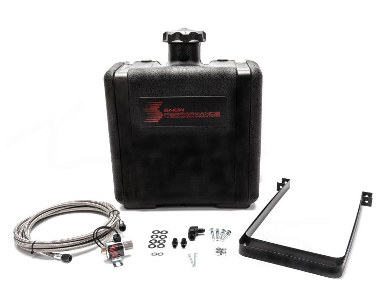 Snow Performance Water Tank Upgrade 7gal (w/Braided SS Line/Brackets/Solenoid/4AN Fittings) Snow Performance Water Tank Upgrade 7gal (w/Braided SS Line/Brackets/Solenoid/4AN Fittings)