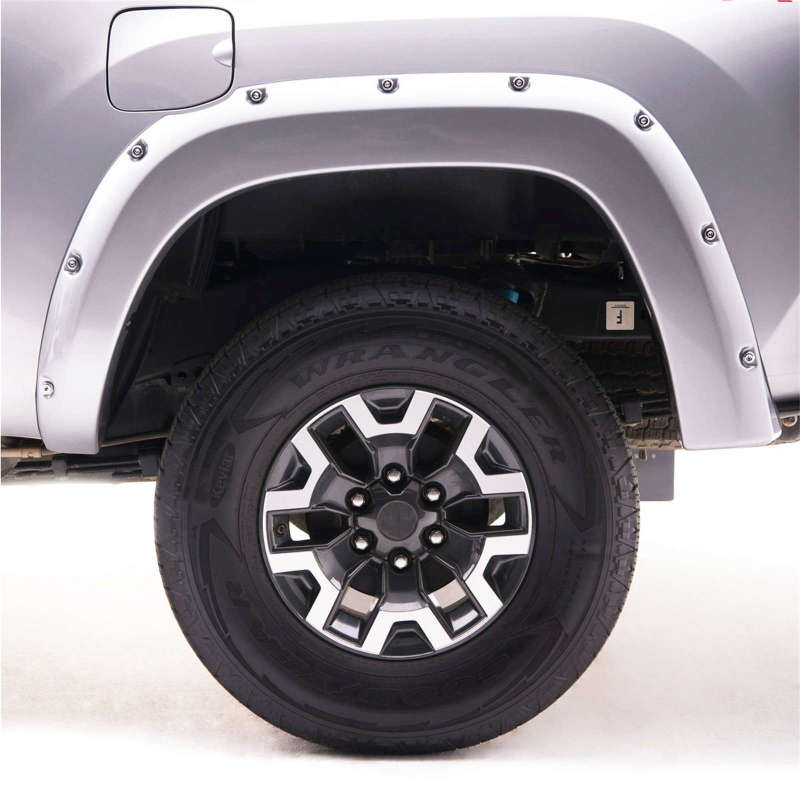 EGR 16+ Toyota Tacoma w/Mudflap Bolt-On Look Color Match Fender Flares - Set - Silver Sky EGR 16+ Toyota Tacoma w/Mudflap Bolt-On Look Color Match Fender Flares - Set - Silver Sky