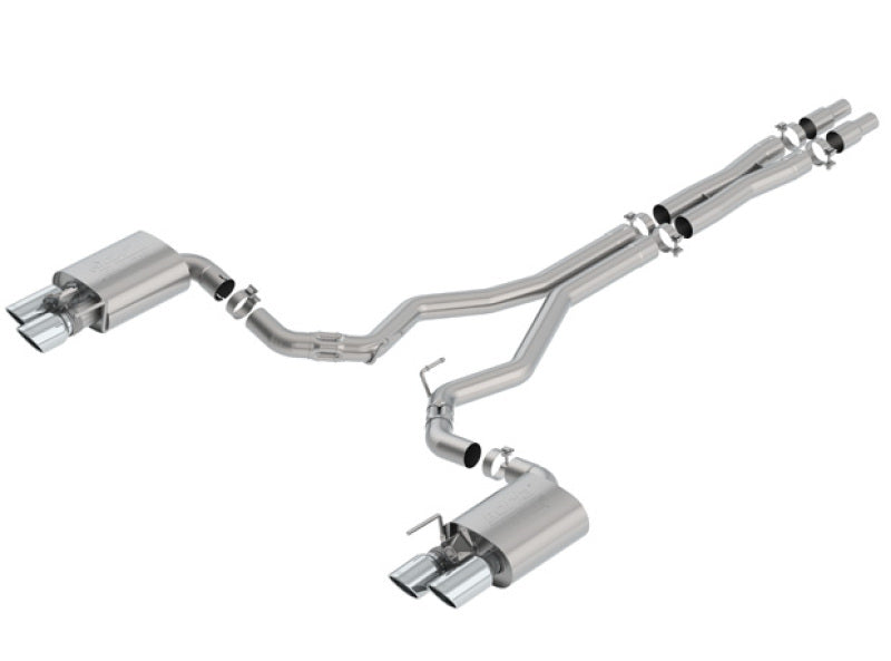 Borla 2018 Ford Mustang GT 5.0L AT/MT 3in ATAK Catback Exhaust w/ Valves Borla 2018 Ford Mustang GT 5.0L AT/MT 3in ATAK Catback Exhaust w/ Valves