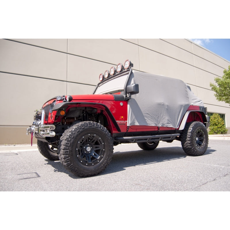 Rugged Ridge Cab Cover Gray 07-18 Jeep 4-Door Jeep Wrangler JK Rugged Ridge Cab Cover Gray 07-18 Jeep 4-Door Jeep Wrangler JK