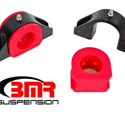 BMR Universal 1.375in Billet Aluminum Sway Bar Mount Mount (Polyurethane) - Black