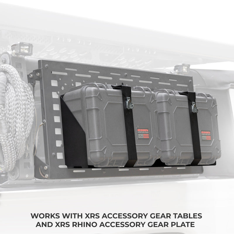 Go Rhino XVenture Gear Hard Case Mount Medium 18in. (Mount ONLY for XRS/SRM Racks) - Tex. Blk Go Rhino XVenture Gear Hard Case Mount Medium 18in. (Mount ONLY for XRS/SRM Racks) - Tex. Blk