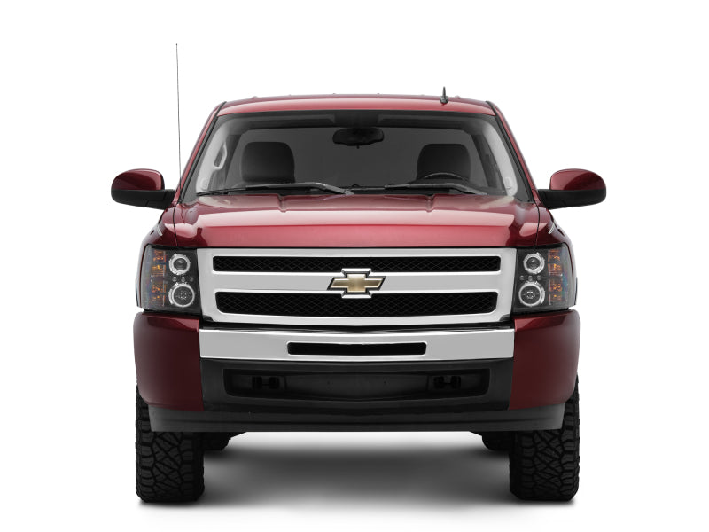 Raxiom 07-13 Silverado 1500 Super White LED Halo Projector Headlights- Black Housing (Clear Lens) Raxiom 07-13 Silverado 1500 Super White LED Halo Projector Headlights- Black Housing (Clear Lens)