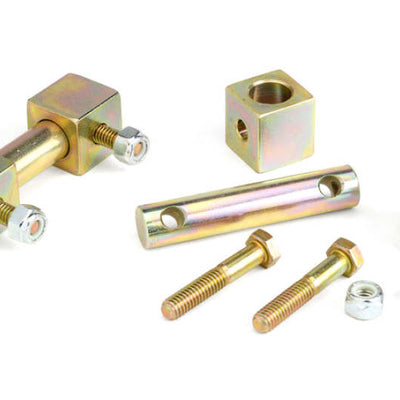 JKS Manufacturing Jeep Wrangler TJ/LJ Lower Shock Bar Pin Eliminator - Front