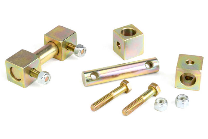 JKS Manufacturing Jeep Wrangler TJ/LJ Lower Shock Bar Pin Eliminator - Front JKS Manufacturing Jeep Wrangler TJ/LJ Lower Shock Bar Pin Eliminator - Front