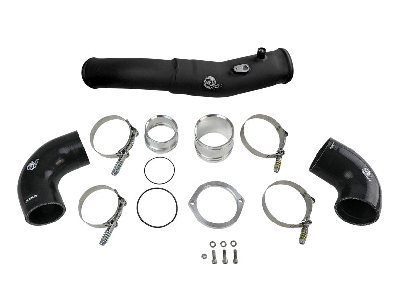 aFe 2020 Toyota Supra 3.0L 3in Black Intercooler Tube - Hot aFe 2020 Toyota Supra 3.0L 3in Black Intercooler Tube - Hot