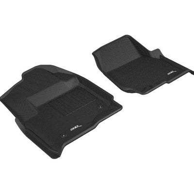 3D MAXpider 2017-2019 Ford F-250/350/450 Kagu 1st Row Floormat - Black