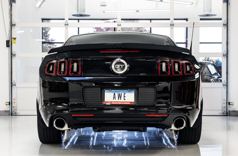 AWE Tuning S197 Mustang GT Axle-back Exhaust - Touring Edition (Chrome Silver Tips) AWE Tuning S197 Mustang GT Axle-back Exhaust - Touring Edition (Chrome Silver Tips)