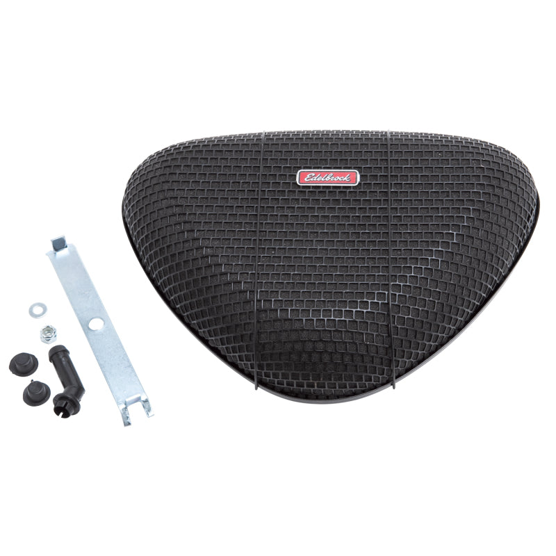 Edelbrock Air Cleaner Pro-Flo 1000 Series Triangular Steel Top 11 375In X 8 375In X 3In Black Edelbrock Air Cleaner Pro-Flo 1000 Series Triangular Steel Top 11 375In X 8 375In X 3In Black