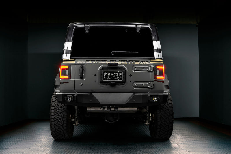 Oracle 2018+ Jeep Wrangler Rubicon/Sport LED Flush Mount Tail Light - Tinted SEE WARRANTY Oracle 2018+ Jeep Wrangler Rubicon/Sport LED Flush Mount Tail Light - Tinted SEE WARRANTY