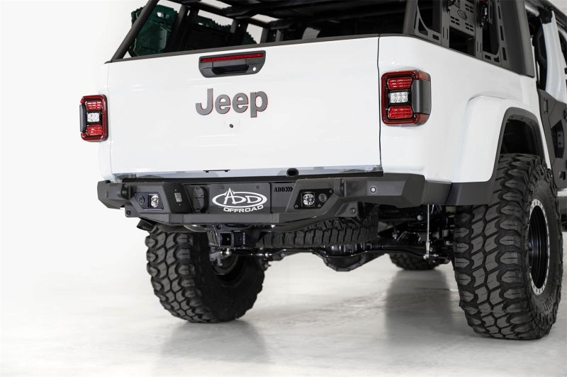 Addictive Desert Designs 2020 Jeep Gladiator JT Stealth Fighter Rear Bumper Addictive Desert Designs 2020 Jeep Gladiator JT Stealth Fighter Rear Bumper