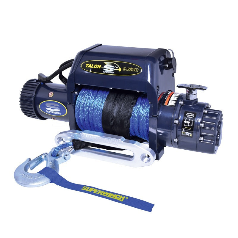 Superwinch 9500 LBS Integrated 12V DC 3/8in x 80ft Synthetic Rope Talon 9.5iSR Winch Superwinch 9500 LBS Integrated 12V DC 3/8in x 80ft Synthetic Rope Talon 9.5iSR Winch
