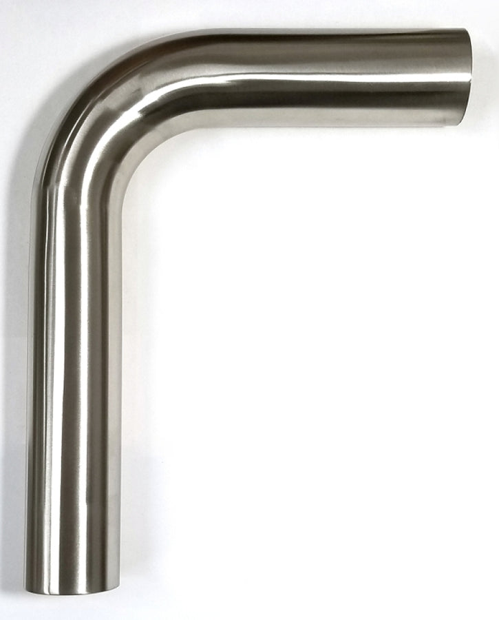 Stainless Bros 1.25in Diameter 1.5D / 1.875in CLR 90 Degree Bend 6.5in leg/6.5in leg Mandrel Bend Stainless Bros 1.25in Diameter 1.5D / 1.875in CLR 90 Degree Bend 6.5in leg/6.5in leg Mandrel Bend