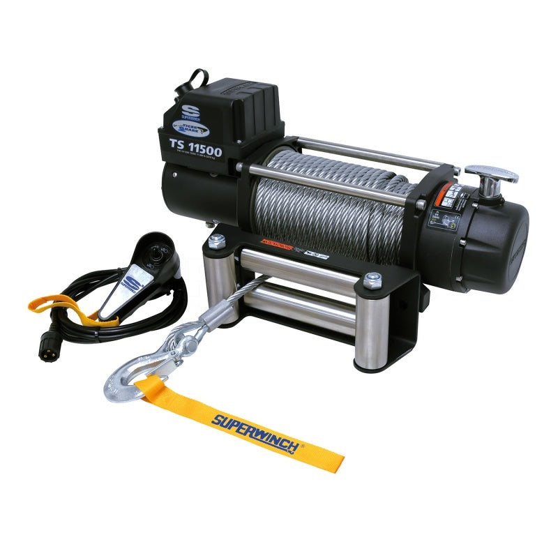Superwinch 11500 LBS 12V DC 3/8in x 84ft Steel Rope Tiger Shark 11500 Winch Superwinch 11500 LBS 12V DC 3/8in x 84ft Steel Rope Tiger Shark 11500 Winch