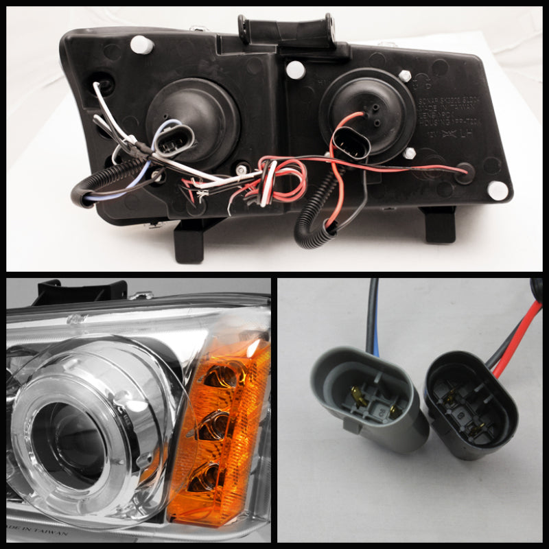 Spyder Chevy Silverado 1500 03-06 Projector Headlights LED Halo LED Ambr Reflctr Ch PRO-YD-CS03-AM-C Spyder Chevy Silverado 1500 03-06 Projector Headlights LED Halo LED Ambr Reflctr Ch PRO-YD-CS03-AM-C