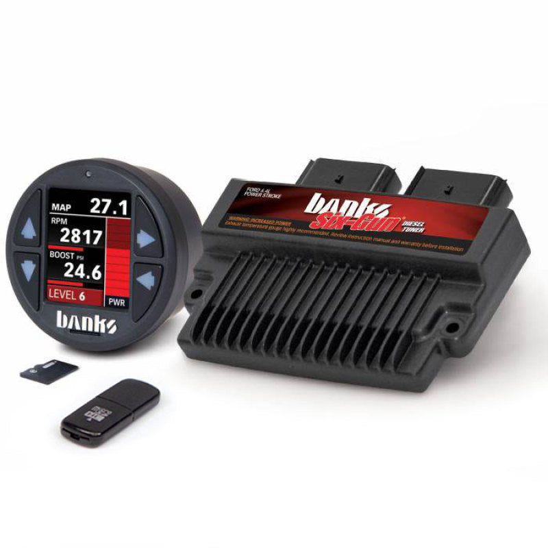 Banks Power 08-10 Ford F-250/F-350/F-450 6.4L Six-Gun Diesel Tuner w/ iDash-1.8 DataMonster Banks Power 08-10 Ford F-250/F-350/F-450 6.4L Six-Gun Diesel Tuner w/ iDash-1.8 DataMonster