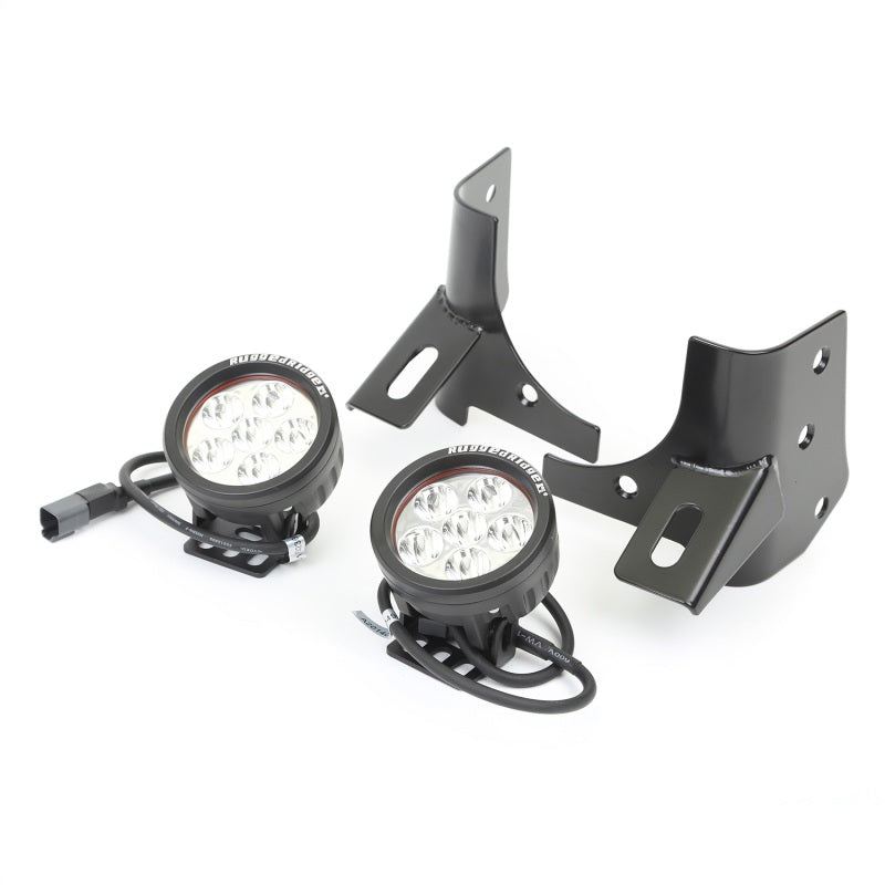 Rugged Ridge 97-06 Jeep Wrangler Round Windshield LED Kit w/ Brackets Rugged Ridge 97-06 Jeep Wrangler Round Windshield LED Kit w/ Brackets