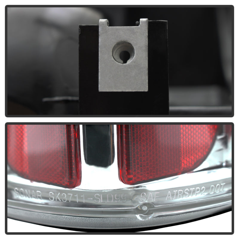 Spyder Chevy Silverado 1500/2500 99-02 (Not Stepside) Euro Style Tail Lights Chrm ALT-YD-CS99-C Spyder Chevy Silverado 1500/2500 99-02 (Not Stepside) Euro Style Tail Lights Chrm ALT-YD-CS99-C