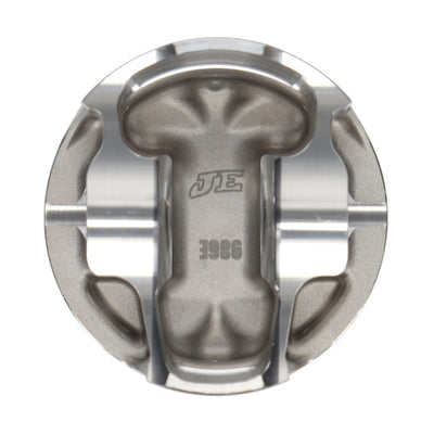 JE Pistons - Set of 4 Mitsubishi 4B11T 87.0mm Bore -6.8 Dome Asymmetrical FSR Pistons - Set of 4