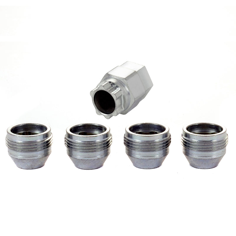 McGard Wheel Lock Nut Set - 4pk. (Under Hub Cap / Cone Seat) M12X1.25 / 19mm & 21mm Hex / .775in. L McGard Wheel Lock Nut Set - 4pk. (Under Hub Cap / Cone Seat) M12X1.25 / 19mm & 21mm Hex / .775in. L