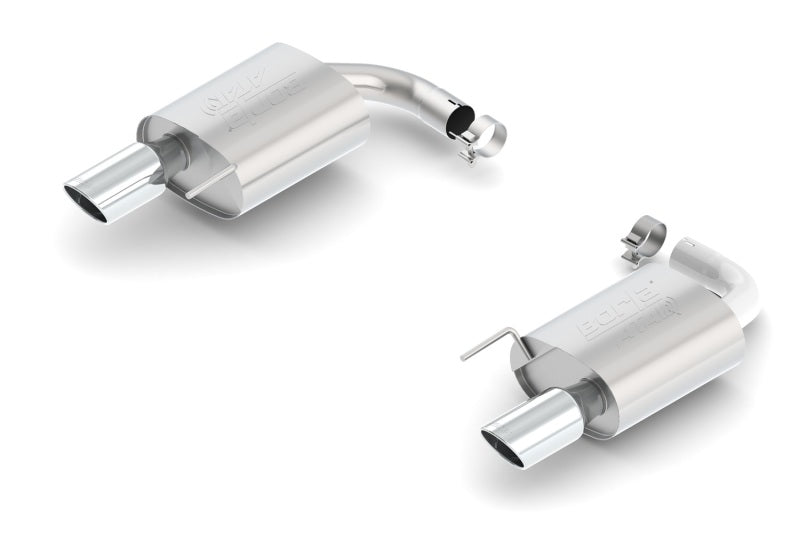 Borla Atak S Rear Section 15-17 Ford Mustang GT 5.0L V8 MT/AT 2.5in pipe 4in tip Borla Atak S Rear Section 15-17 Ford Mustang GT 5.0L V8 MT/AT 2.5in pipe 4in tip