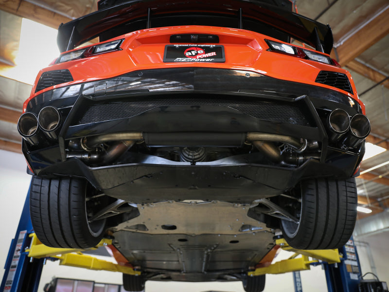 aFe MACH Force-Xp 3in to 2-1/2in 304SS Cat-Back 2020 Chevy Corvette (C8) 6.2L - Black Tip aFe MACH Force-Xp 3in to 2-1/2in 304SS Cat-Back 2020 Chevy Corvette (C8) 6.2L - Black Tip
