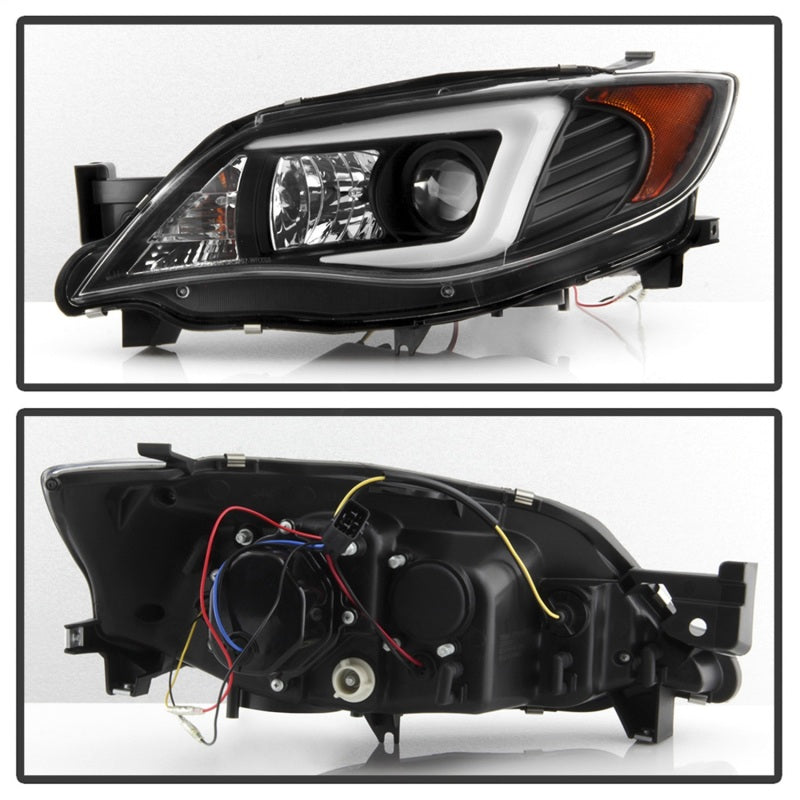 Spyder Subaru WRX 08-09 Projector Headlights - Halogen Model Only - Black PRO-YD-SWRX08-LBDRL-BK Spyder Subaru WRX 08-09 Projector Headlights - Halogen Model Only - Black PRO-YD-SWRX08-LBDRL-BK