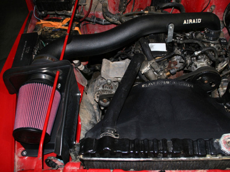Airaid 97-02 Jeep Wrangler 2.5L CAD Intake System w/ Tube (Oiled / Red Media) Airaid 97-02 Jeep Wrangler 2.5L CAD Intake System w/ Tube (Oiled / Red Media)